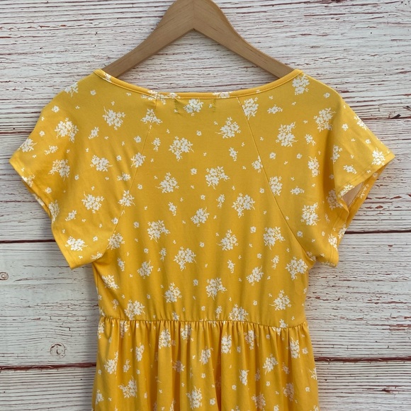 NWT UO Urban Outfitters Julia Tiered Ruffle Frock Mini
Dress in Yellow Sz M - Picture 8 of 16